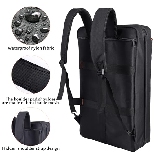 Image of DJ Controller Case for DDJ-FLX10 / 1000 /REV7 /REV5 /800 / FLX6 AlphaTheta DDJ-GRV6 With Thick EVA Padding, Adjustable Shoulder Strap,Fits Up to 15.6 inch Laptops- Perfect for DJ and Music Producers