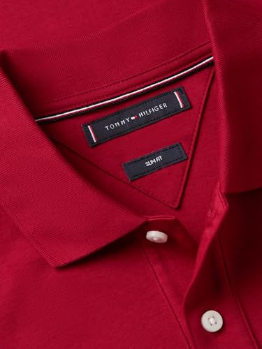 Image of Tommy Hilfiger Mens Short Sleeve Casual Polo Shirts in Regular Fit with Liquid Cotton