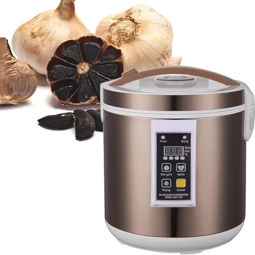 Máquina fermentadora para ajo negro, máquina inteligente de 90 W con estante de acero inoxidable de 3 capas, 7 L para yogur, natto y vinagre de frutas