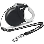 Fida 9m/30FT Retractable Dog Lead Cord, Heavy Duty Dog Leads for Medum/Large Dogs, Tangle Free Extendable Lead for Dogs Up to 50kg/110lbs, Black