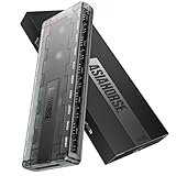 AsiaHorse UMBRA ARGB Hub, 10 Independent 5V 3-Pin Channels, Exclusive Software with DIY Lighting Effects, Supports Asynchronous Dual-Zone Lighting & Canvas Mode, Compatible with ARGB Fans/Cables/Strip