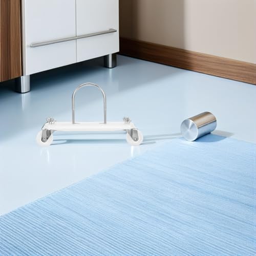 Soportes de rodillos giratorios OUNONA para radiador de aceite base móvil 7