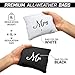 GoSports Wedding Theme Cornhole Bag Set - Includes 4 Black Mr Bags and 4 White Mrs Bags