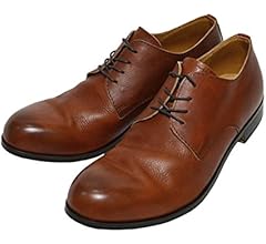 PADRONEパドローネダービープレーントゥシューズJACKブラウン40 PADRONE/パドローネ】DERBY PLAIN TOE SHOES /ダービープレーン