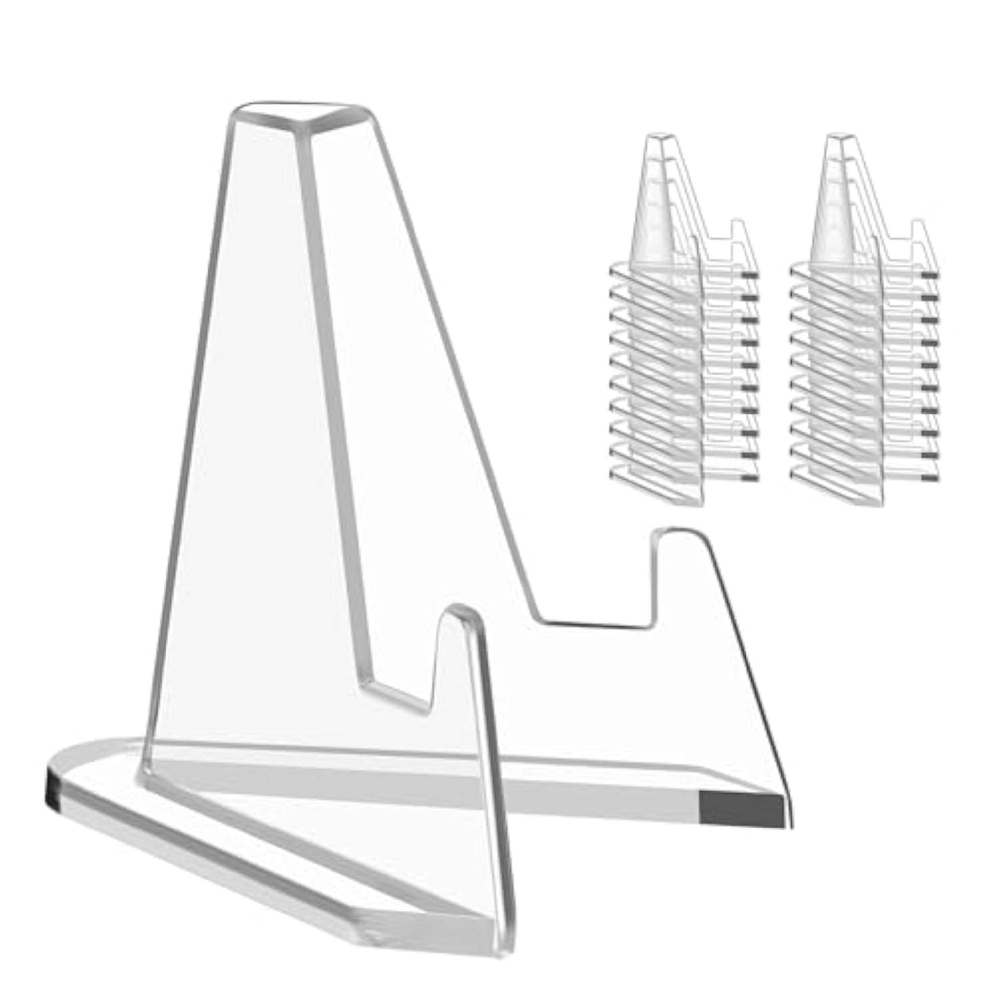 Card Display Stand, 20 Pcs Small Acrylic Easel Holders