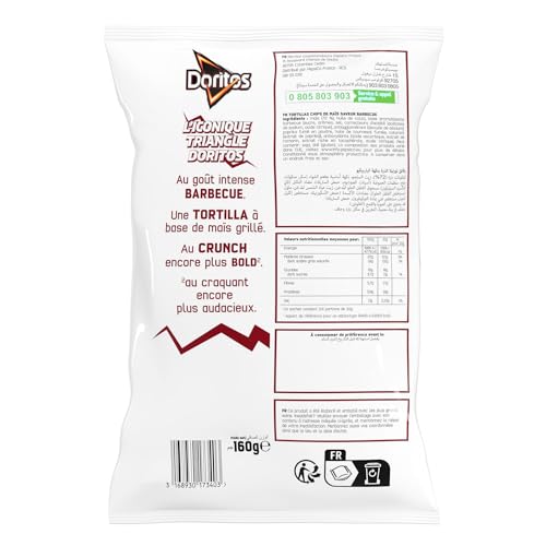 Chips Tortilla Goût Nacho Cheese Fromage Maxi Format Doritos Le Sachet De - vue 6