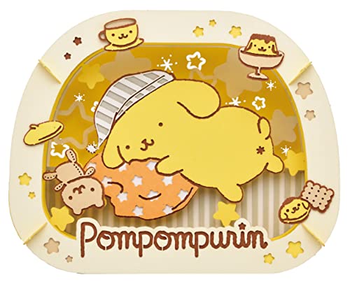 Paper Theater Sanrio PT-304 kit DIY 3D Pompompurin puzzle japonais