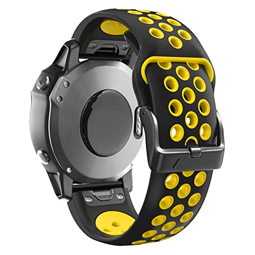 Bracelet sport silicone 26mm agate pour remplacer montre Garmin Fenix 7X