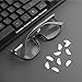 Eyeglass Nose Pads, Nose Pads for Glasses, 10 Pairs Adhesive Glasses Nose Pads, 2mm Thickness Anti-Slip Nose Pad, Soft Silicone Glasses Nose Grips for Glasses Eyeglasses and Sunglasses (Clear)