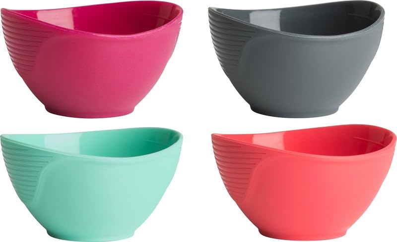 #US Silicone Set of 4, 1/2-Cup (120 Ml), Pinch Bowls, 09915018