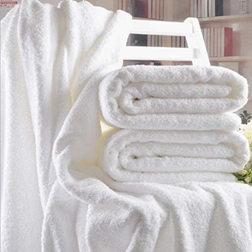 Sanjeev Textiles Hotel White Color Super Soft 100% Cotton Full Size Quick Absorption and Faster Drying Towel Luxury Bath Towel Set 30 x 60 inches 4