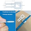 Banding Strapping Kit, Plastic Strapping Packaging Strapping Kit Box Packing Strapping Tool, 754' x 5/8'' Poly Strapping Packaging Straps and 200 pcs Plastic Buckles,Manual Packing