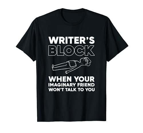 Autor Novelist Funny Writers Block Camiseta
