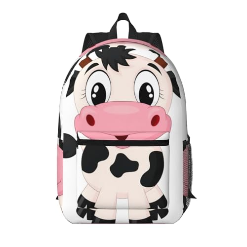 Sac à dos léger motif vache EdWal pour soulager le dos des élèves