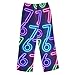 Amooorous Neon Six Seven Fashion Pajamas Pants Warm Pj Pants Elastic Waist Nightwear Size 14