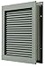 National Guard L700RX20X12 L-700-Rx-20X12 Door Louver Steel 20 x 12", 12" Height, Bronze