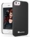 iPhone SE Case, GreatShield Guardian UV Glossy Series Slim Fit Protector Case for Apple iPhone SE / 5S / 5 (Black)