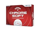 Callaway Golf Chrome Soft 2026 Golfbälle, 360 Triple Track, Wei