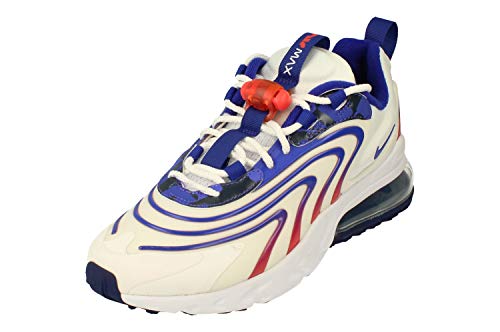 Nike Air Max 270 React ENG Mens Running Trainers DA1512 Sneakers Shoes (UK 5.5 US 6 EU 38.5, White Concord Ember Glow 100)