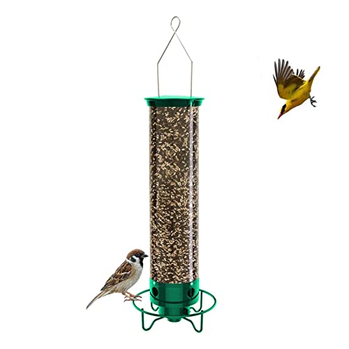 pássaros selvagens | Alimentador pássaros ao ar livre com capa5 libras - Recipiente alimentação páss