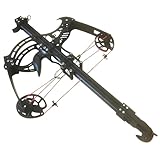 Joojeers 50 Burst Rapid Fire Ball Bearing Compound Bow, 40 LBS Draw Weight 330+FPS Hunting Slingshot Rifle Shoots Steel Balls, Heavy Sling Shot Bow for Adults.