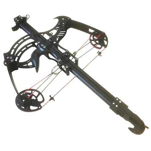 Joojeers 50 Burst Rapid Fire Ball Bearing Compound Bow, 40 LBS Draw Weight 330+FPS Hunting Slingshot Rifle Shoots Steel Balls, Heavy Sling Shot Bow for Adults.