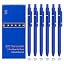 6 Pcs Blue Gold