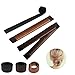 Produktbild Ealicere 3 Stück Bun Haarschmuck, Braun Magic Hair Styling Donut French Bun Maker, Hair Bun Shapers für Frauen Mädchen DIY Frisur Tools