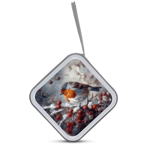 Funda para CD Bird on Branch con capacidad de 40 DVD en plástico duro 4