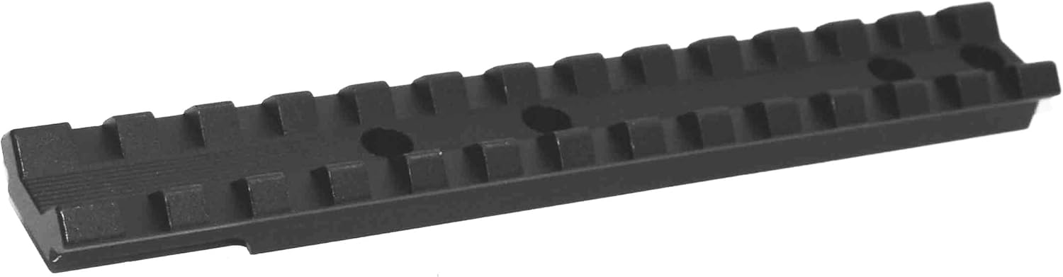 Trinity Low Profile Picatinny Rail for Stoeger M3000 M3500 – Aluminum Weaver Style Top Mount Base with See-Through Channel – Black Anodized