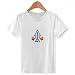 DIYthinker Nave Espacial despegar Universo tripulación píxeles Cuello Camiseta para Chico Multicolor XX-Grande