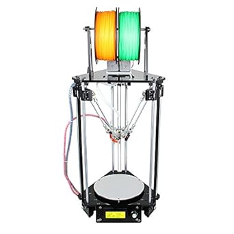 WER Delta Rostock mini G2s DIY kit with auto-leveling dual extruder,auto-calibrationsupport multiple way of printing