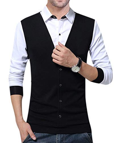 Buy SEVEN SEA Men's Waist Coat T-Shirt 