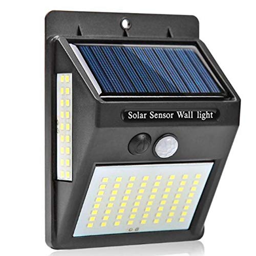DBSUFV Iluminación Exterior 100 LED Luz Solar de Pared Lámpara Exterior Impermeable LED con Sensor de Movimiento PIR Luz de Calle Exterior Cover