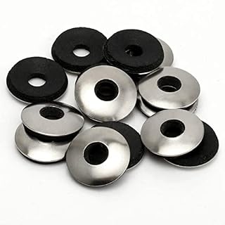 TERF® Bonded Sealing Washers M5 (5mm) X 16mm X 2.8mm Stainless Steel A2 (304) Neoprene Rubber Bonded Gasket Washers 5.0mm Inside Diameter X 16mm Outside Diameter X 2.8mm Thickness - Pack of 20