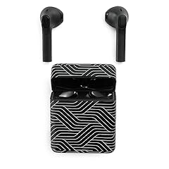 Music Sound | TWS Capsule | Cuffiette Auricolari Bluetooth con Custodia di Ricarica - PlayTime 3h - Fantasia Linee