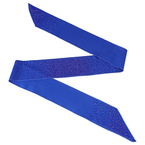 SP Sophia Collection Fashion Scarf Multipurpose - Rhinestone Polyester Ribbon Headband Neckerchief