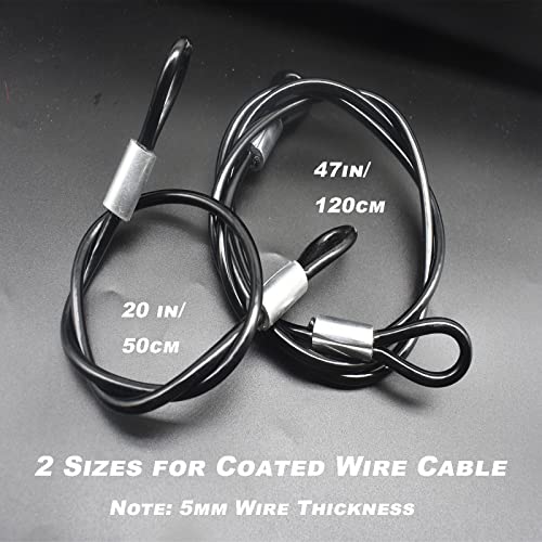 Snapklik.com : Bytiyar 4 Pcs 20 Inch (50cm) 5mm Thickness Galvanized ...