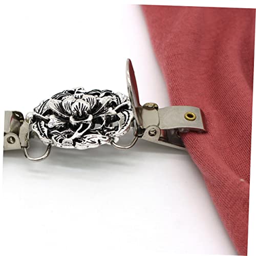 GALPADA 2 Peças Clipe De Suéter Suéteres Cardigãs Femininos Clipes De Camisas Fechos De Metal De Ves