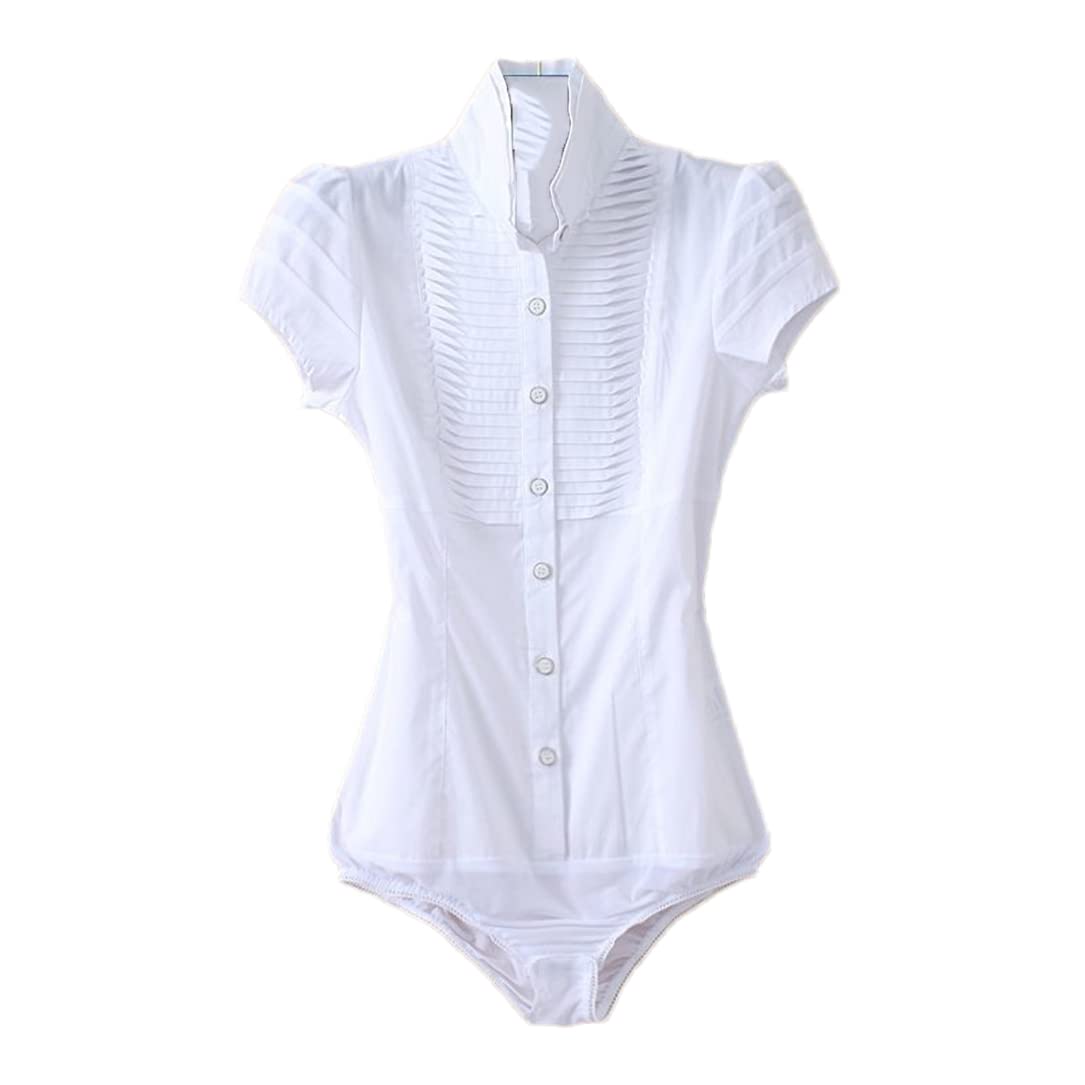 Body à manches longues premium blanc chemisiers d'exception - 8