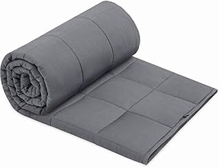 joybest King Size Weighted Blanket 15 lbs 104X88 Soft Comfortable Breathable 100% Cotton