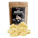 Motherland Goods Natural Cocoa Butter Chunks - Organic & Raw Unrefined Body Moisturizer for Sensitive Skin, Anti-Aging, Scars & Eczema Relief - Premium Raw Butter From Ghana (4 Oz)