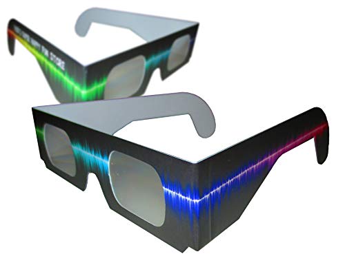 Rob's Super Happy Fun Store Fireworks Diffraction Glasses - 20-Pack Rave Wave Glasses