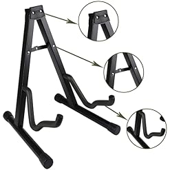 Stand De Guitare Pliant, Universel Un Cadre De Cadre Pour Toutes Les Guitares De Guitares Électriques Guitares… - Les Beatles, Paul McCartney, John Lennon, RIngo Starr, George Harrison Stand De Guitare Pliant, Universel Un Cadre De Cadre Pour Toutes Les Guitares De Guitares Électriques Guitares… – Image 2