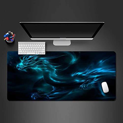 Tapis de souris haute précision Blue Dragon XXL antidérapant pour PC
