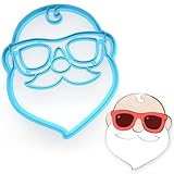 Summer Santa Cookie Cutter - Dishwasher Safe - Sweet Prints Inc - 3 inches