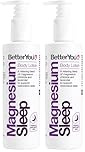 BetterYou Magnesium Sleep Lotion, Transdermal Magnesium Sleep Lotion Infused with Lavender & Chamomile to Support Sleep, Natural Sleep Aid, Better Sleep, Naturally, 180ml (Pack of 2)