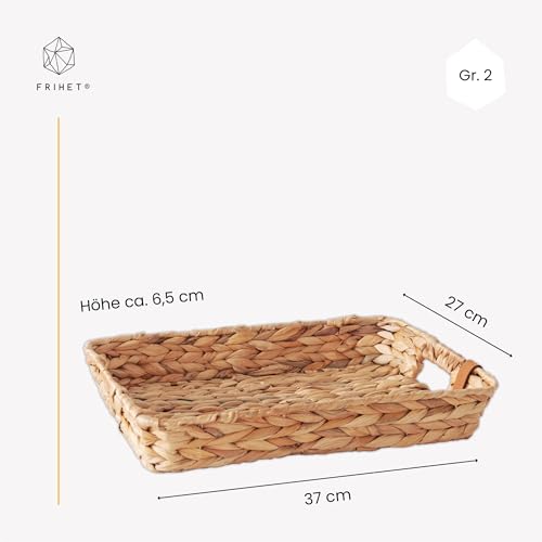 Panier de rangement en jacinthe d'eau pour éliminer le désordre