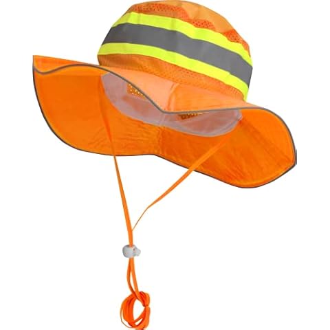 Ironwear 1271-O Booney Hat with adjustable neck strap, LG, Orange (1) Cover