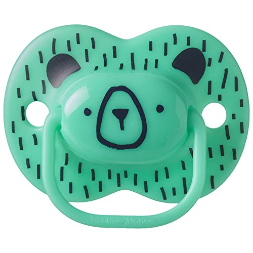 Tommee Tippee Moda Pacifiers, Symmetrical Design, Bpa-Free Silicone Binkies, 18-36M, 2-Count, Woodland Friends #TOP2